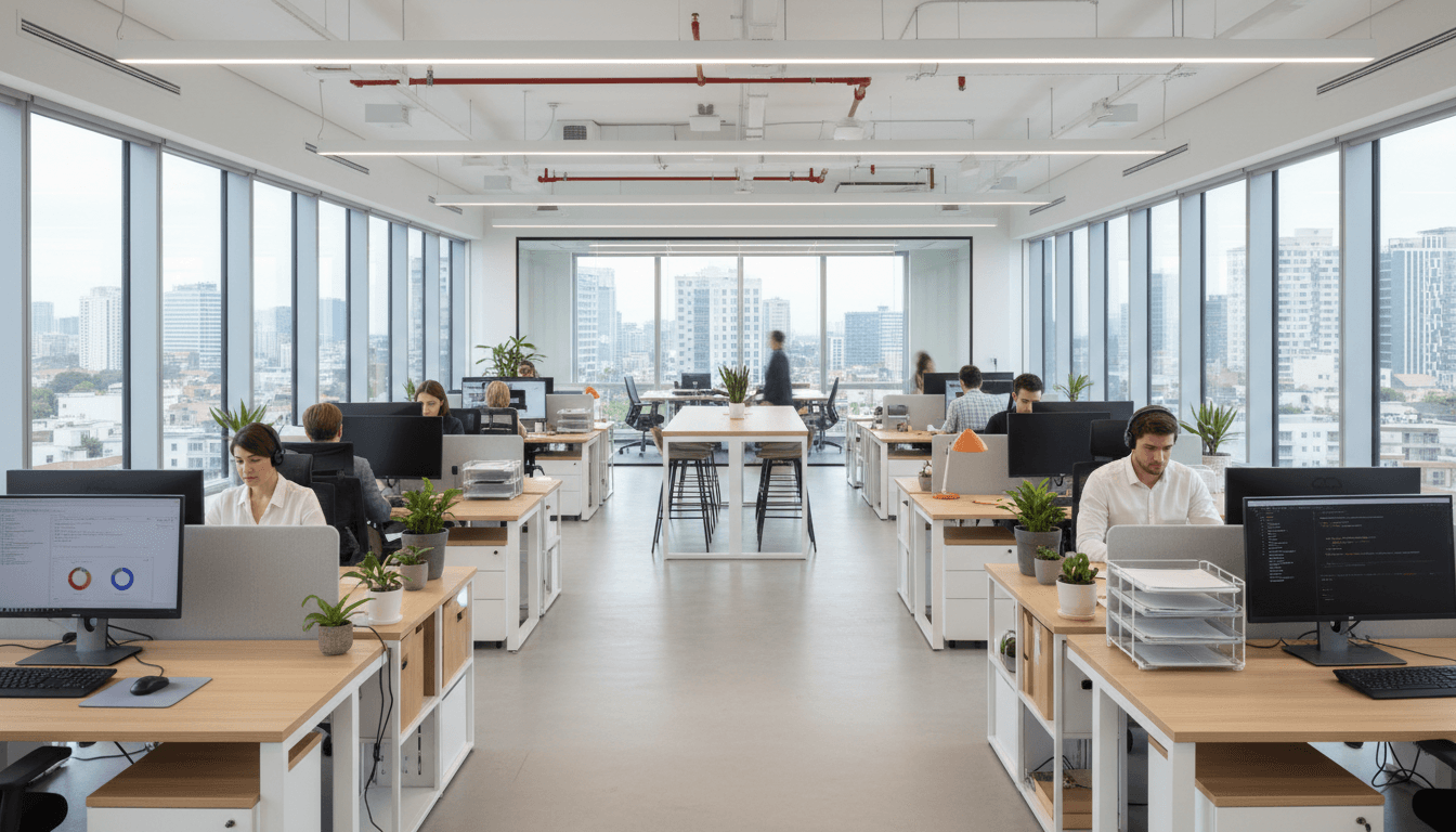 Commercial office space under management